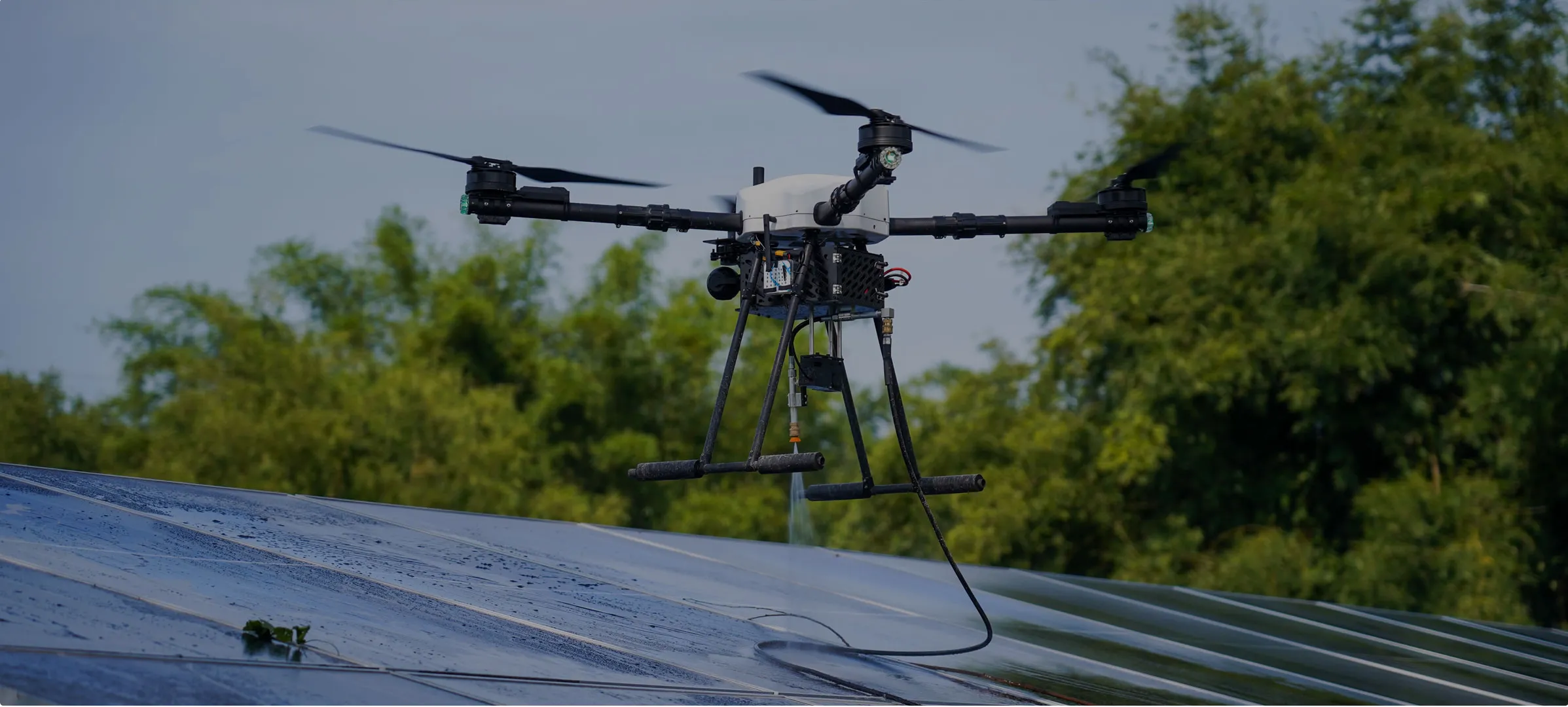 3U-C15 Tethered Aerial Cleaning Drone Main Image - Smart High-Altitude Cleaning Solution, Modular Design for Efficiency and Safety