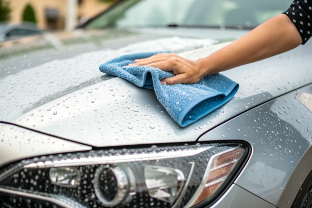 Cleaning nano-coated surface