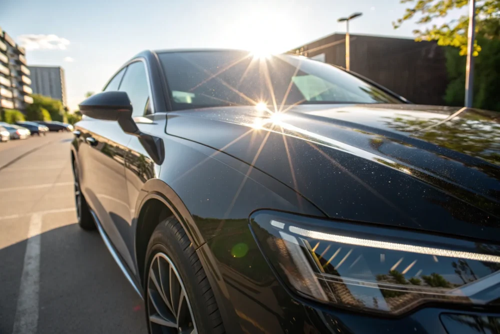 Nano-coated car surface