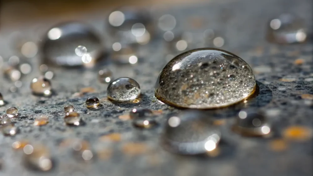 Protective nano barrier on stone