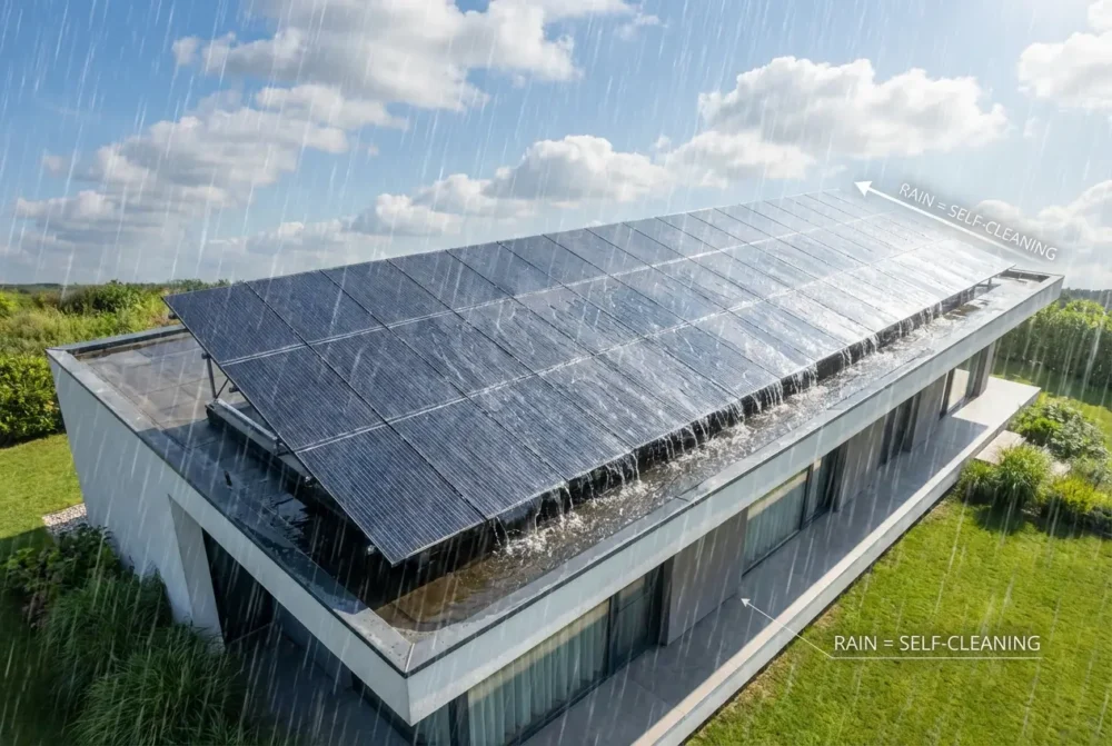 solar panel roof pitch 20 degree rule