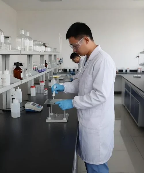 modern nano coating R&D lab developing radiative cooling and self-cleaning coatings